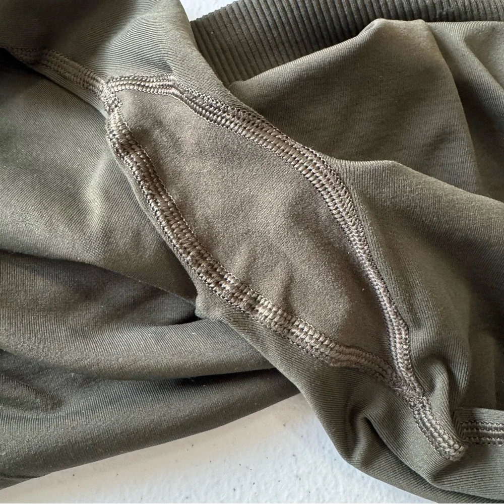 Lululemon Ebb To Street Tight Olive Green 4